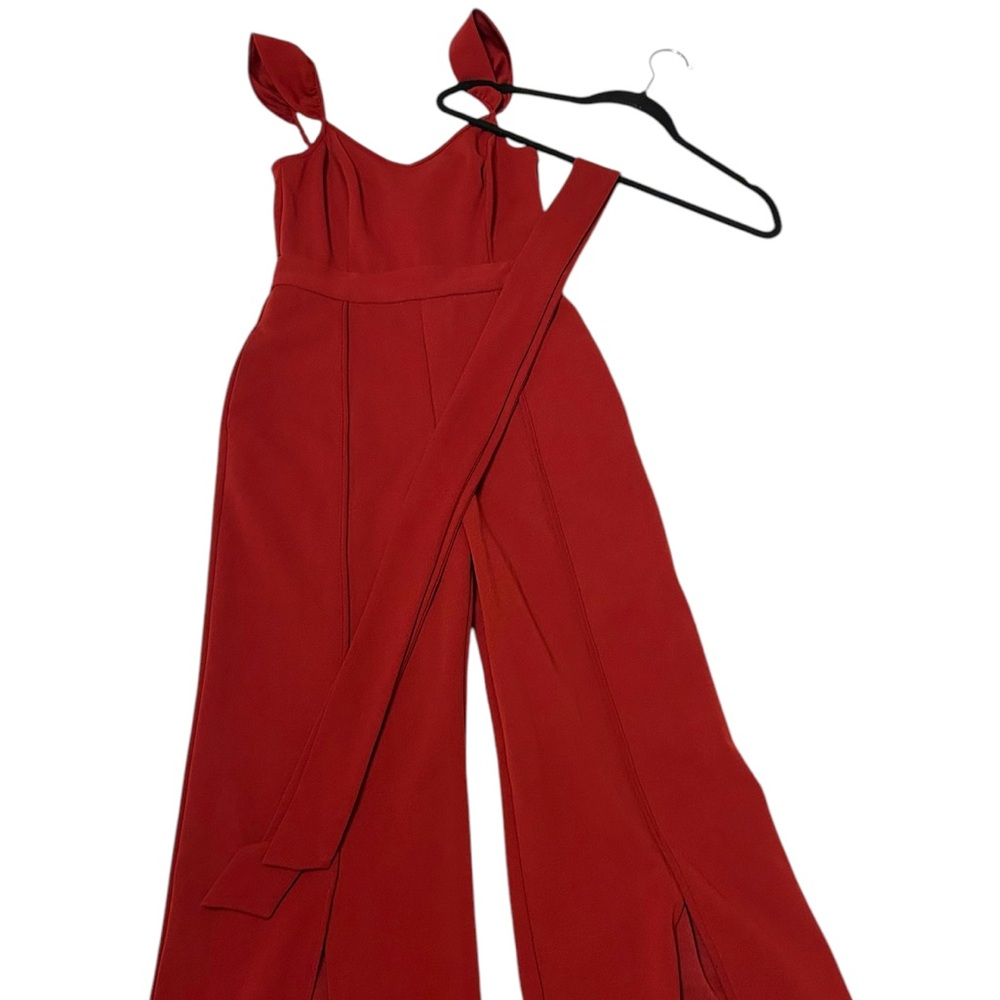 Rachel Roy- Elegant Red Jumpsuit size S